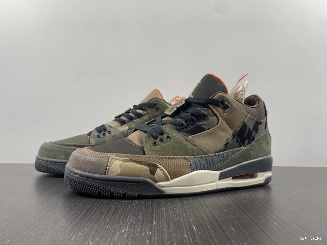 1st Kicks 3 Patchwork Retro DO1830-200 Air Jordan Camo 0712